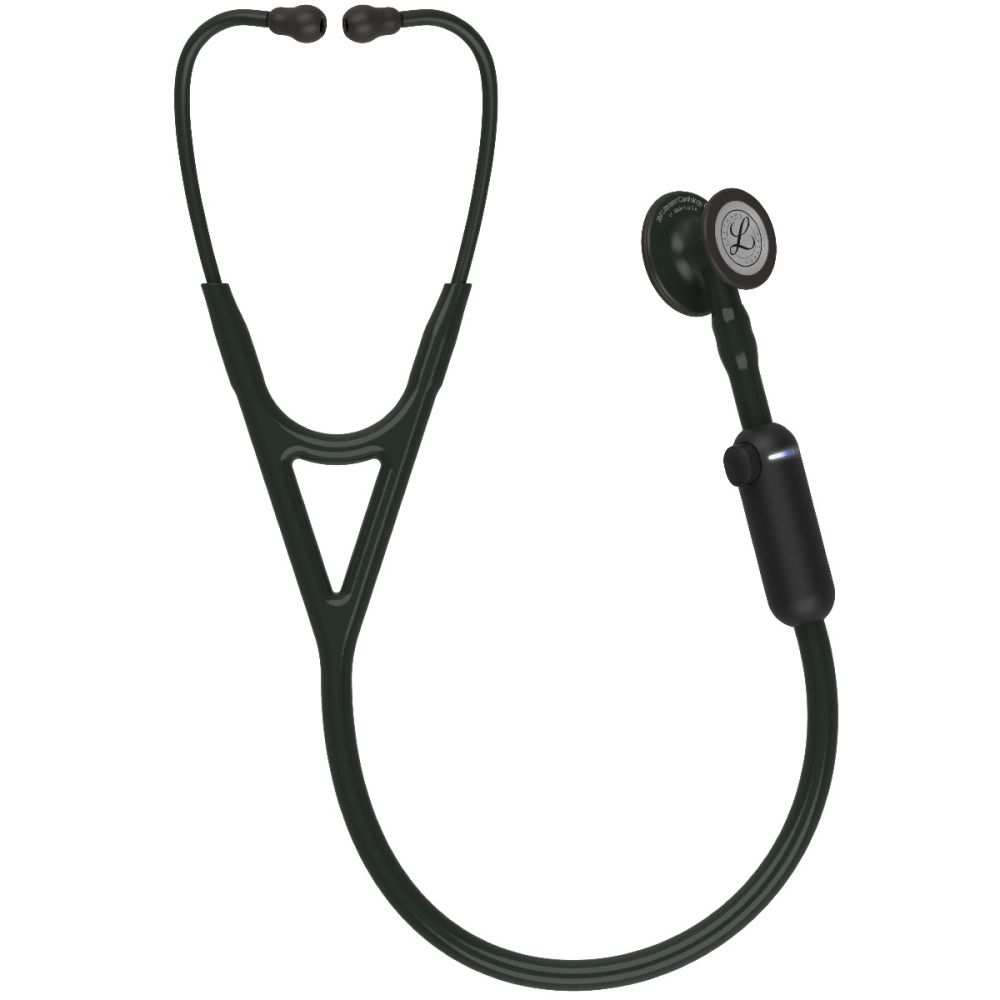 #8480 3M™ Littmann® CORE Digital Stethoscope, Black Chestpiece, Tube, Stem and Headset, 27 inch