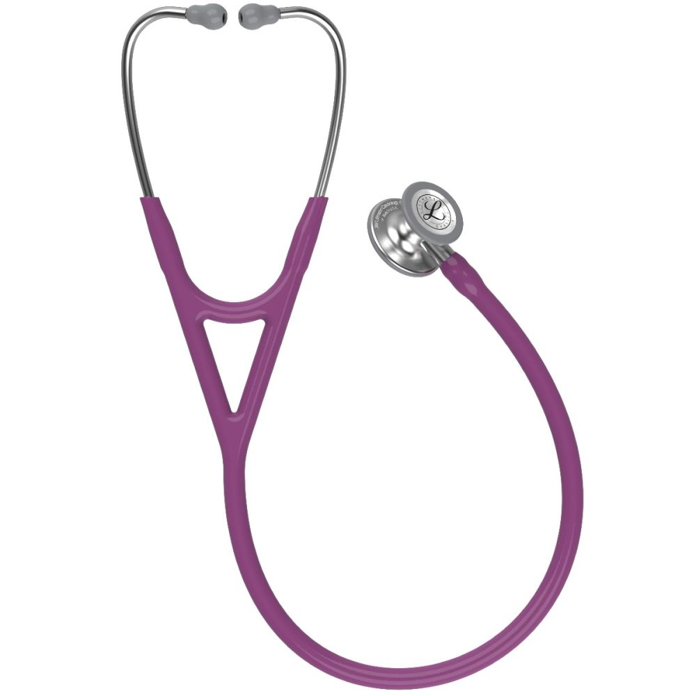 #6156 3M™ Littmann® Cardiology IV™ Diagnostic Stethoscope, Standard-Finish Chestpiece, Plum Tube, 27 inch