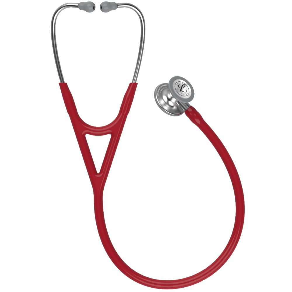 #6184 3M™ Littmann® Cardiology IV™ Diagnostic Stethoscope, Standard-Finish Chestpiece, Burgundy Tube, 27 inch