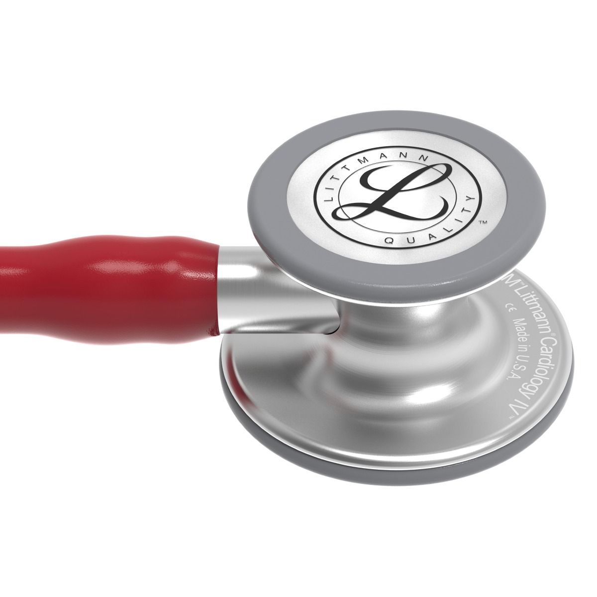 #6184 3M™ Littmann® Cardiology IV™ Diagnostic Stethoscope, Standard-Finish Chestpiece, Burgundy Tube, 27 inch