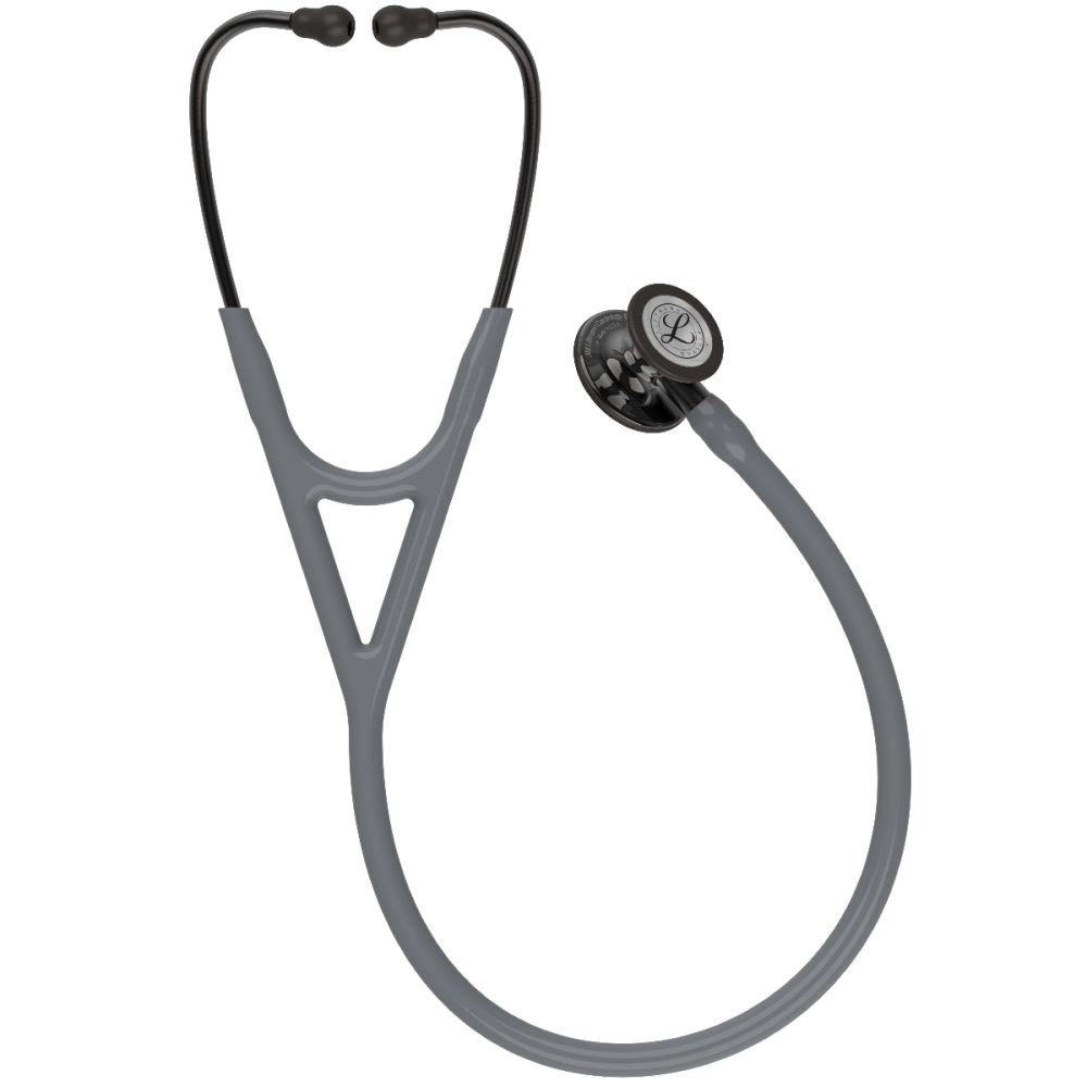 #6238 3M™ Littmann® Cardiology IV™ Diagnostic Stethoscope, High Polish Smoke-Finish Chestpiece, Gray Tube, Smoke Stem and Smoke Headset, 27 inch