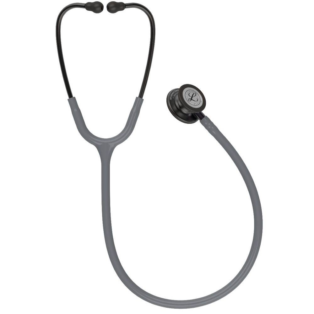 #5873 3M™ Littmann® Classic III™ Monitoring Stethoscope, Smoke Chestpiece, Gray Tube, Violet Gray Stem and Smoke Headset, 27 inch