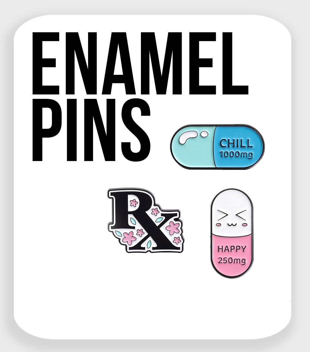 Medical Mystery Enamel Pin