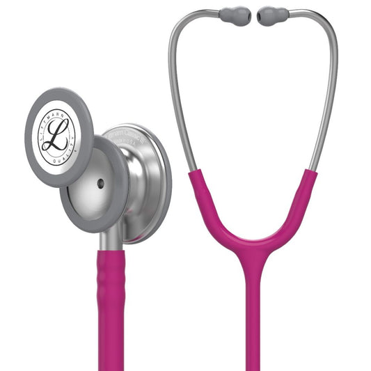 #5648 3M™ Littmann® Classic III™ Monitoring Stethoscope, Raspberry Tube, 27 inch ( US EXCLUSIVE)